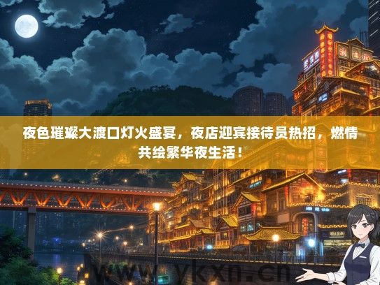 夜色璀璨大渡口灯火盛宴，夜店迎宾接待员热招，燃情共绘繁华夜生活！